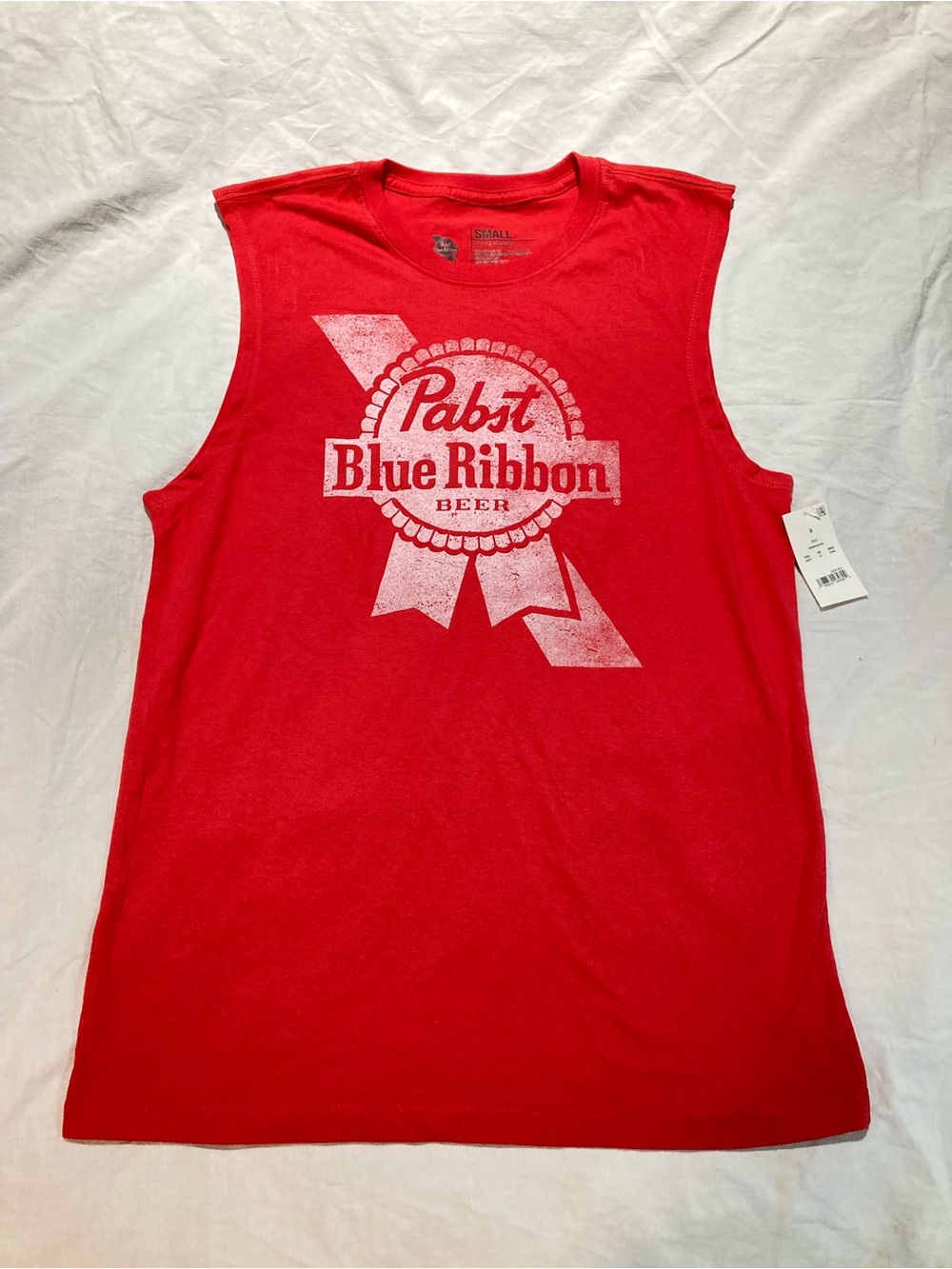 Pabst Blue Ribbon Muscle Shirt, Men’s size small, NWT!